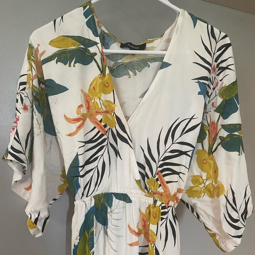 Floral Maxi Wrap Dress
